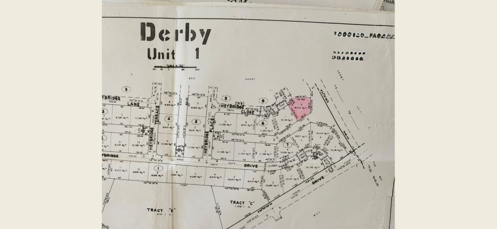 Plot plan for #6 Heybridge Close