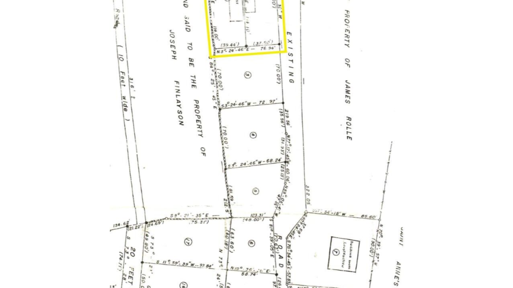 Plano del terreno de Edificio comercial Fox Hill